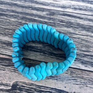 Free People Turquoise Stretch Bracelet